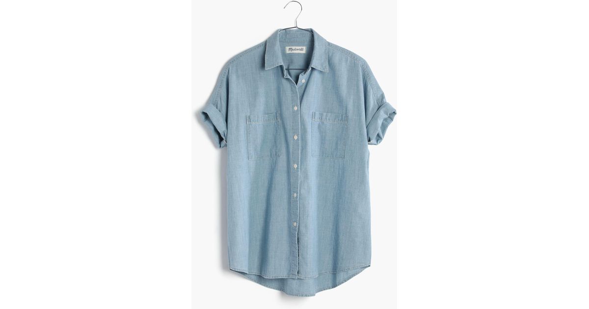madewell chambray top