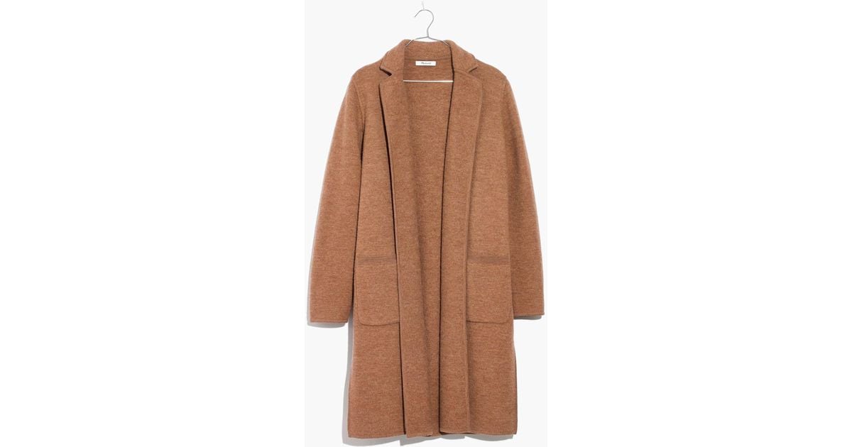 madewell cardigan coat