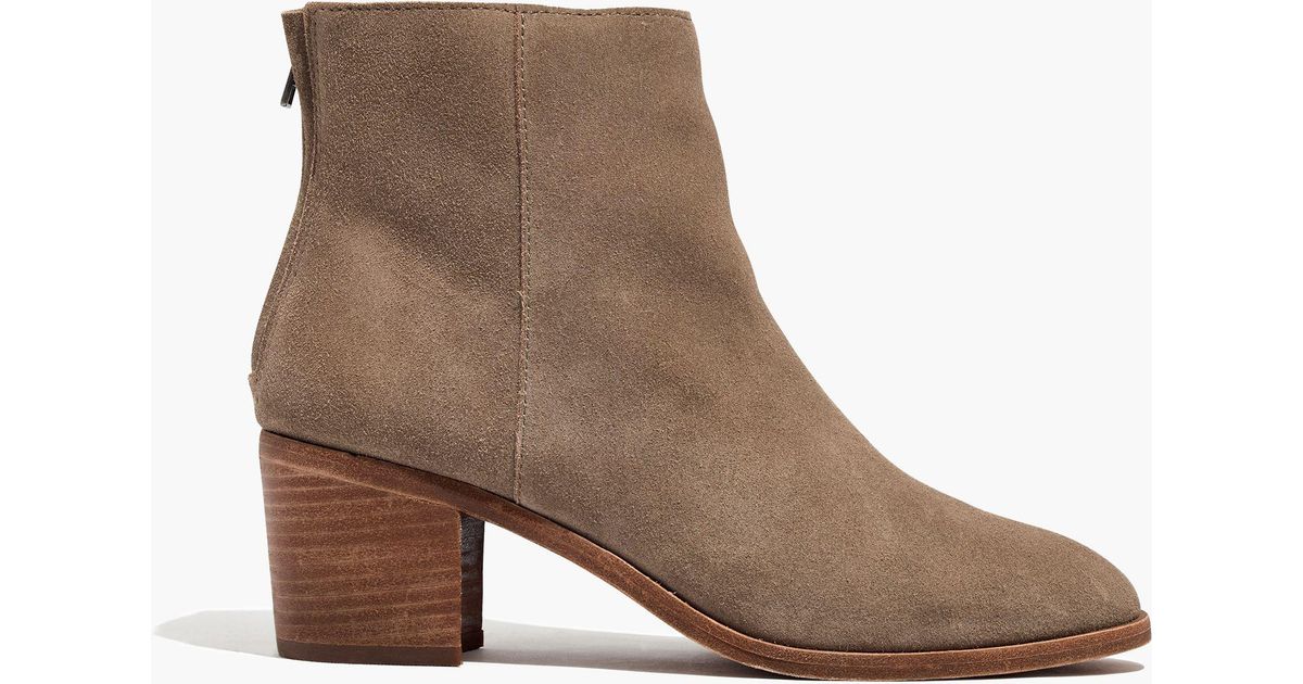 madewell jada suede bootie