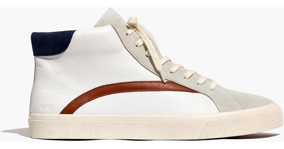 Madewell Men's Sidewalk High-top Sneakers In Leather for Men | Lyst Canada