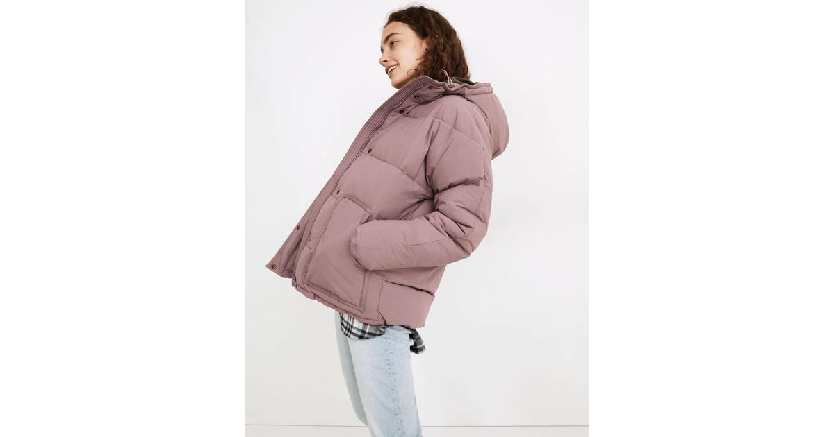 Madewell shop puffer parka