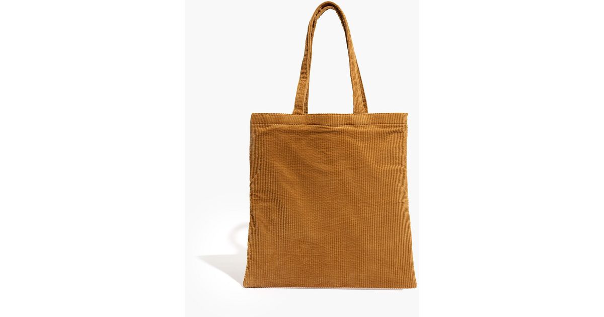 madewell corduroy tote