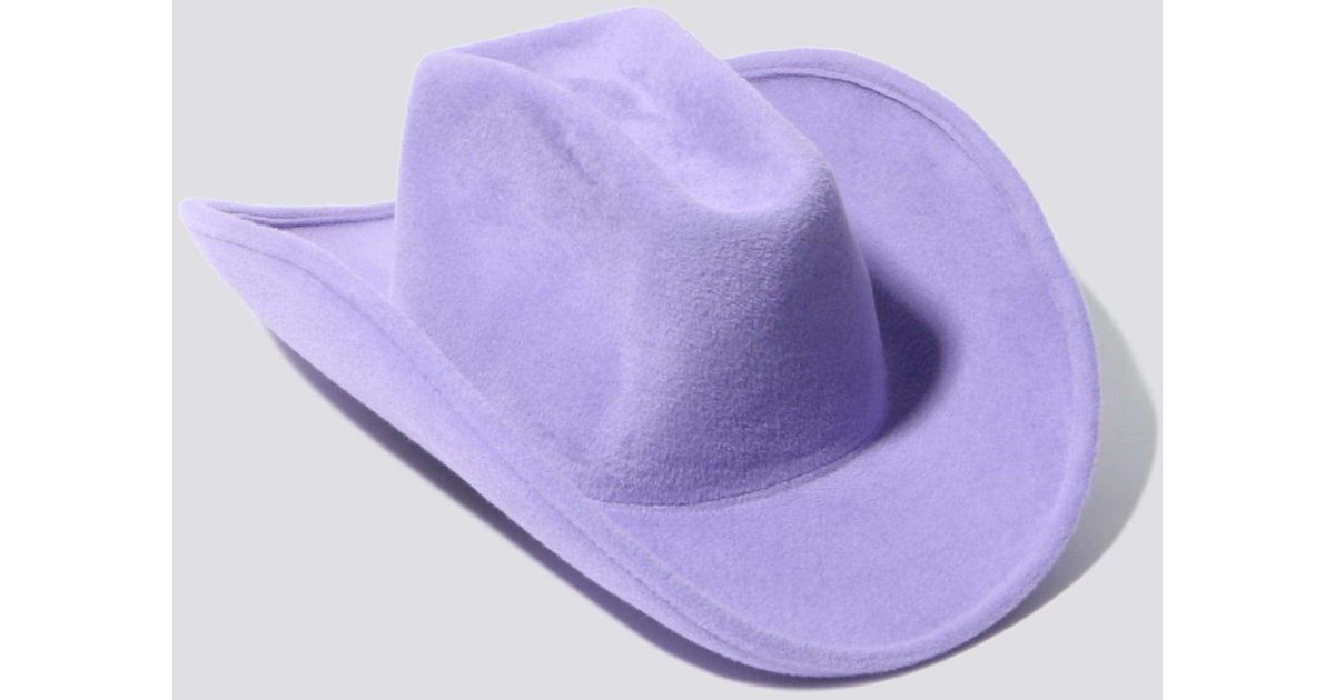 Clyde Candy Purple Cowboy Hat Lyst