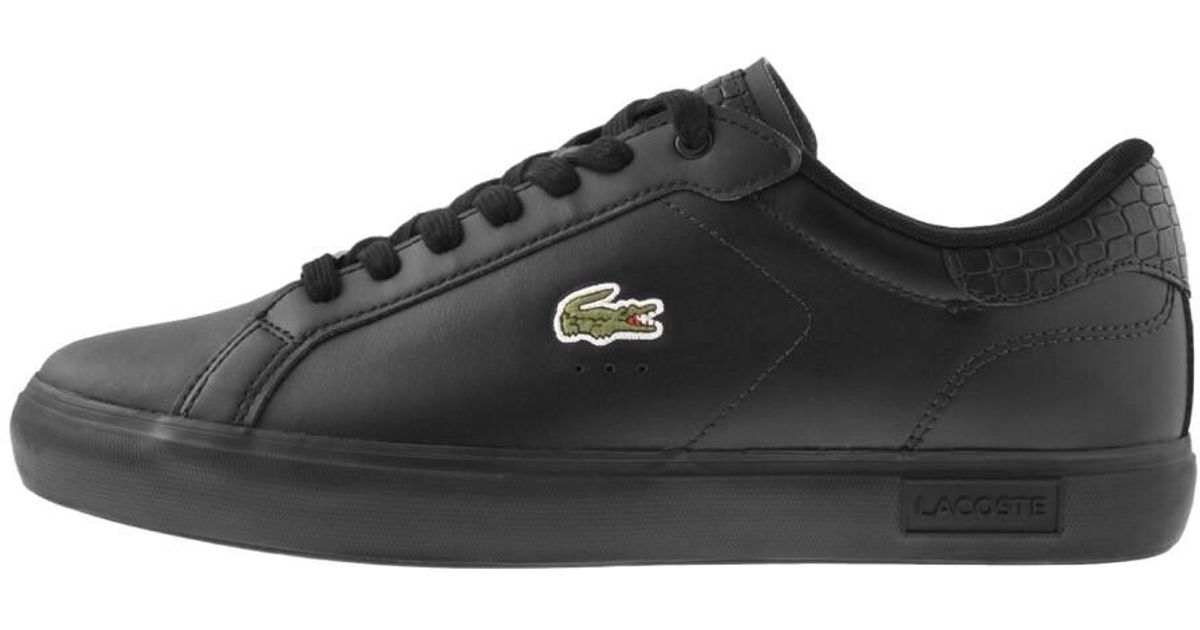 men's powercourt leather trainers