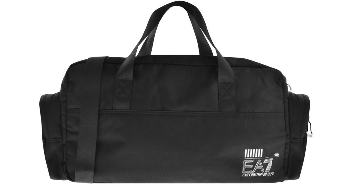 EA7 Emporio Armani Gym Bag in Black for Men | Lyst