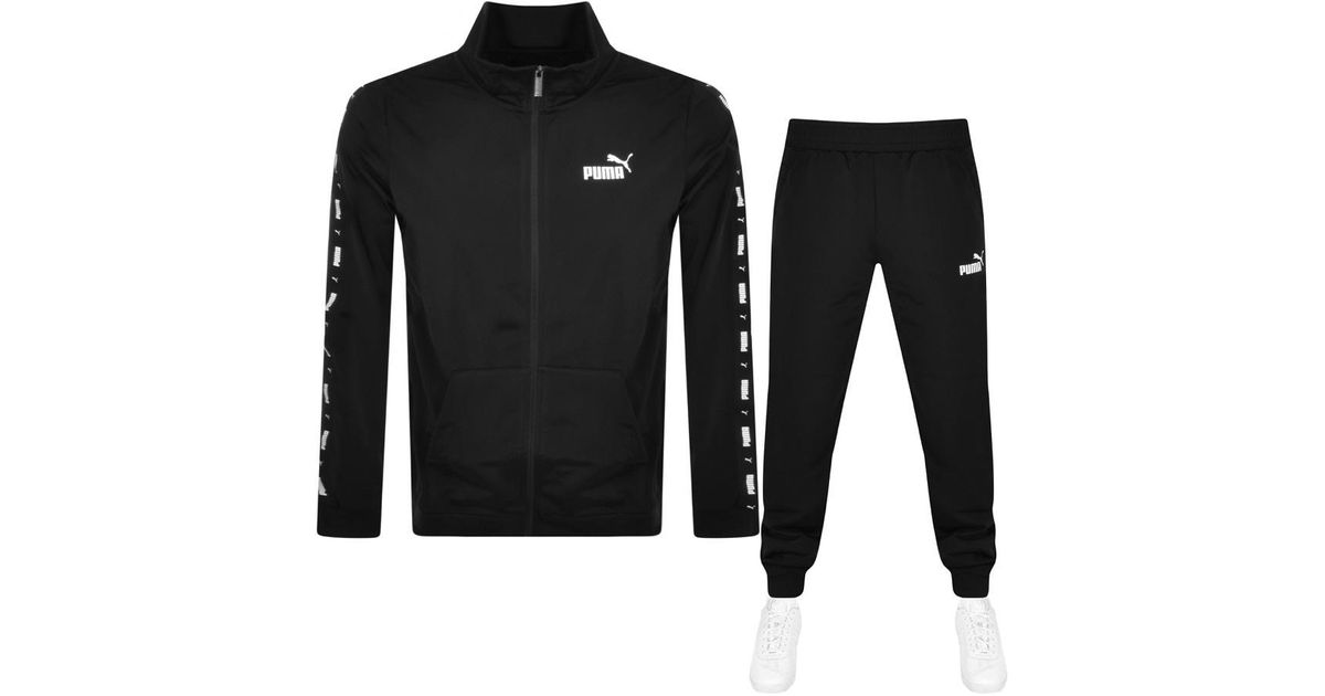 PUMA Tracksuit in Black for Men | Lyst