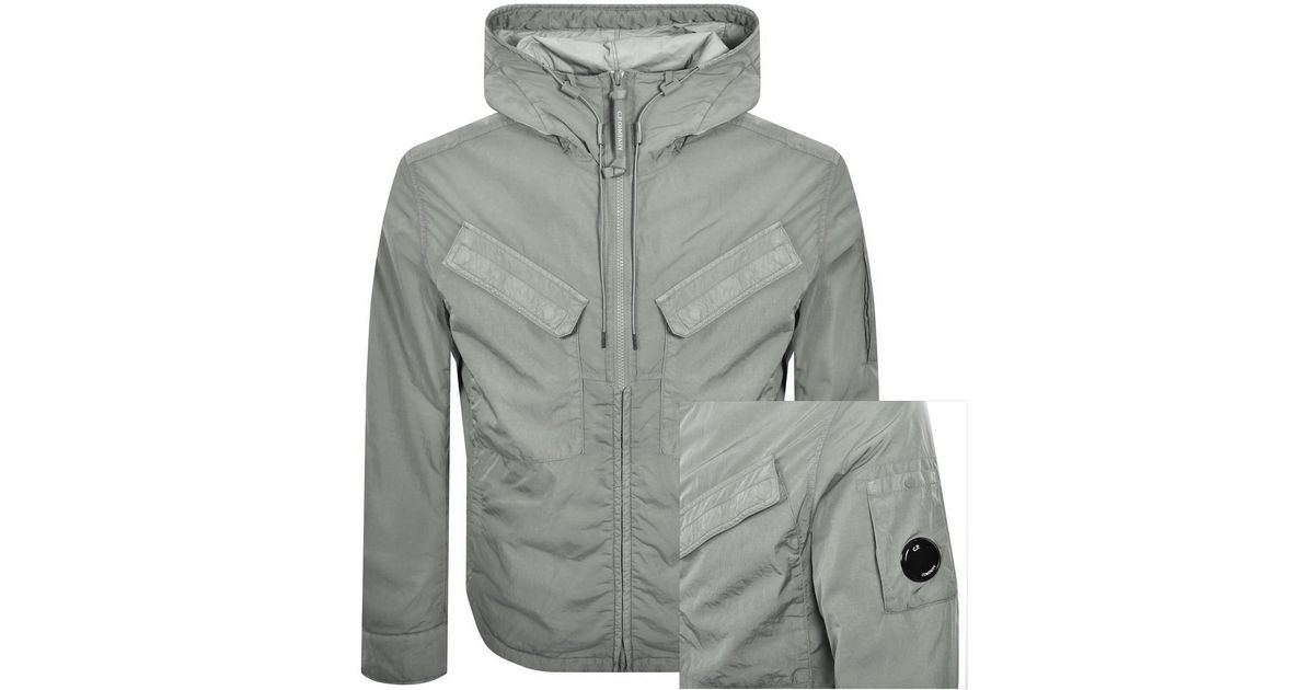 C.P. Company Cp Company Chrome-R Padded Overshirt in Gray for Men