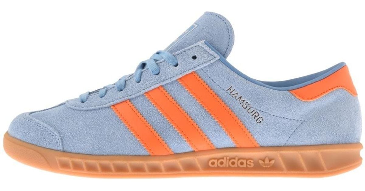 adidas blue hamburg trainers