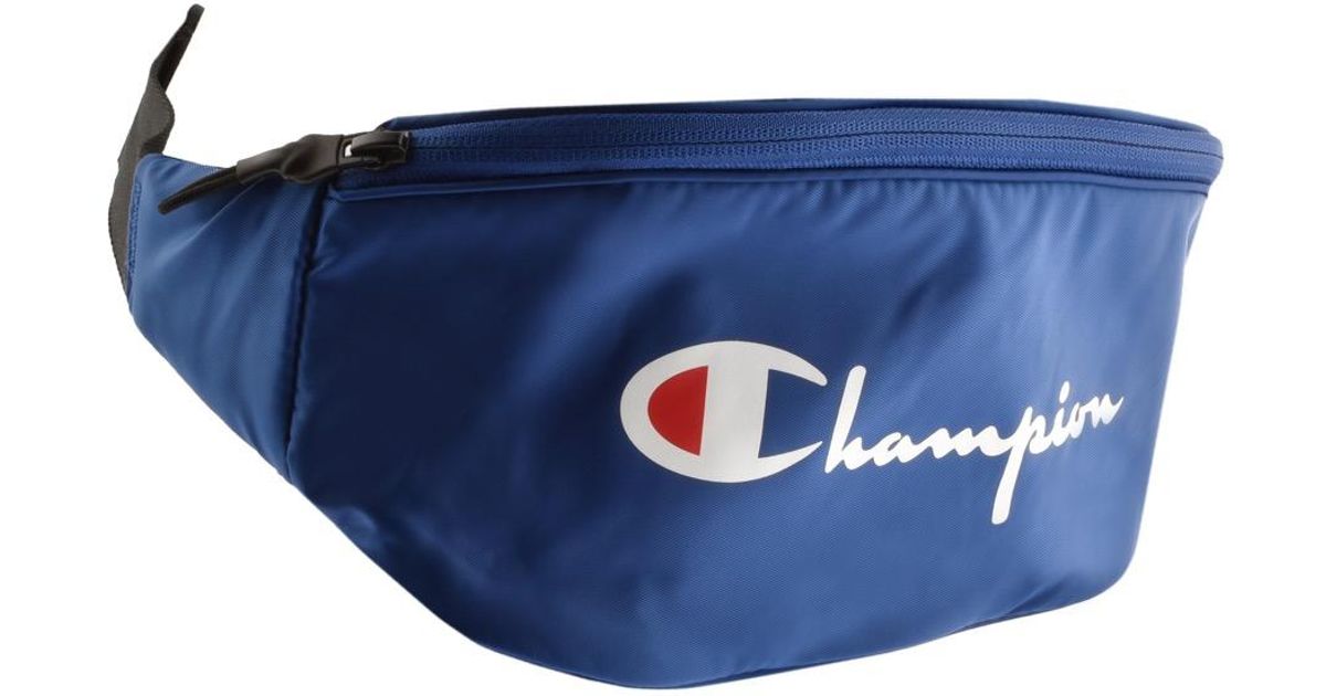 blue champion fanny pack