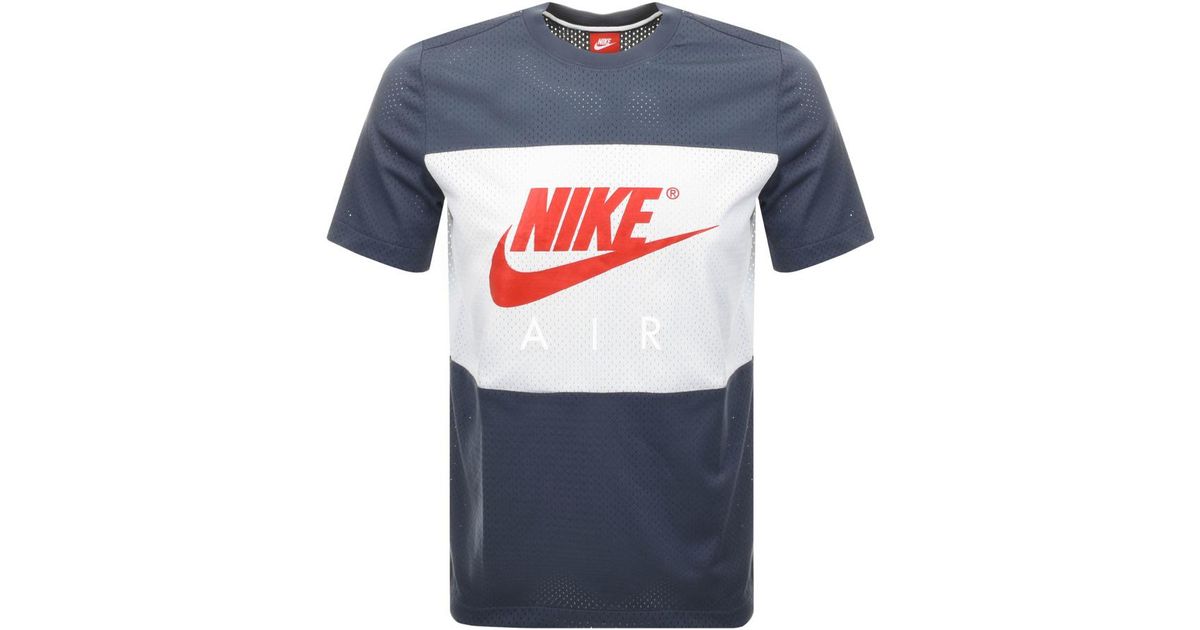 nike mesh logo t shirt