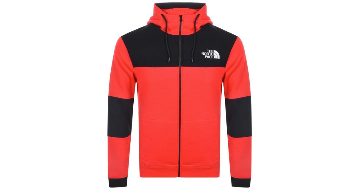 the north face himalayan full zip hoodie
