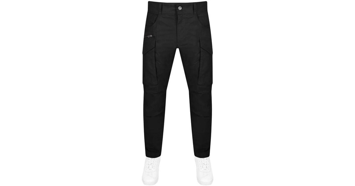 replay Black Joe Cargo Trousers