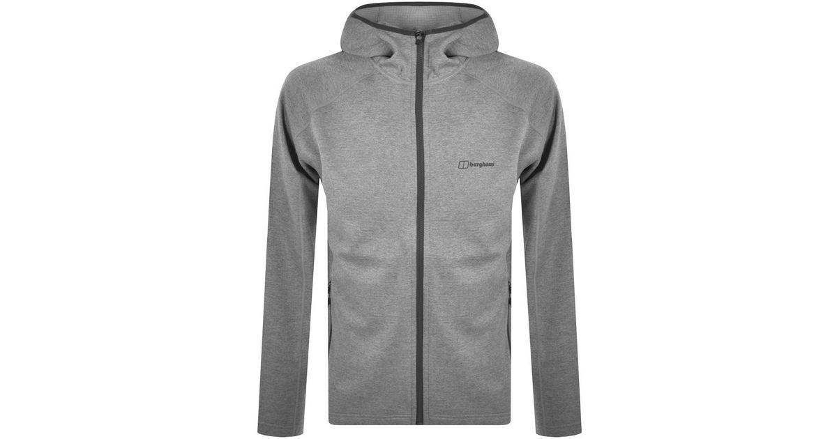 Berghaus Synthetic Spitzer Full Zip Hoodie in Grey (Gray) for Men - Lyst
