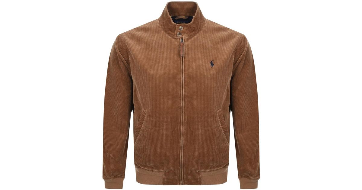 ralph lauren jacket brown