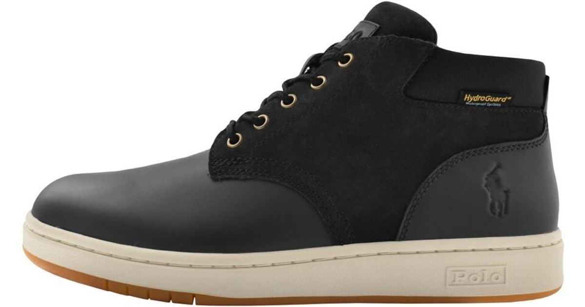 Ralph Lauren Low Cut Boots in Black for Men Lyst