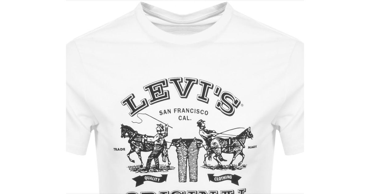 levis 2 horse t shirt