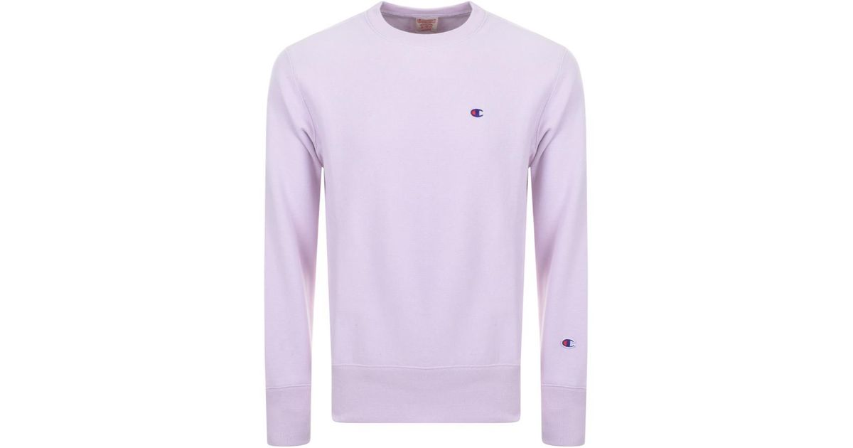 purple champion crew neck