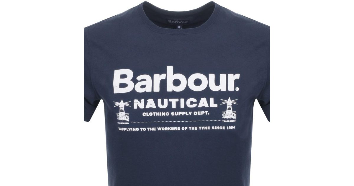 barbour nautical t shirt