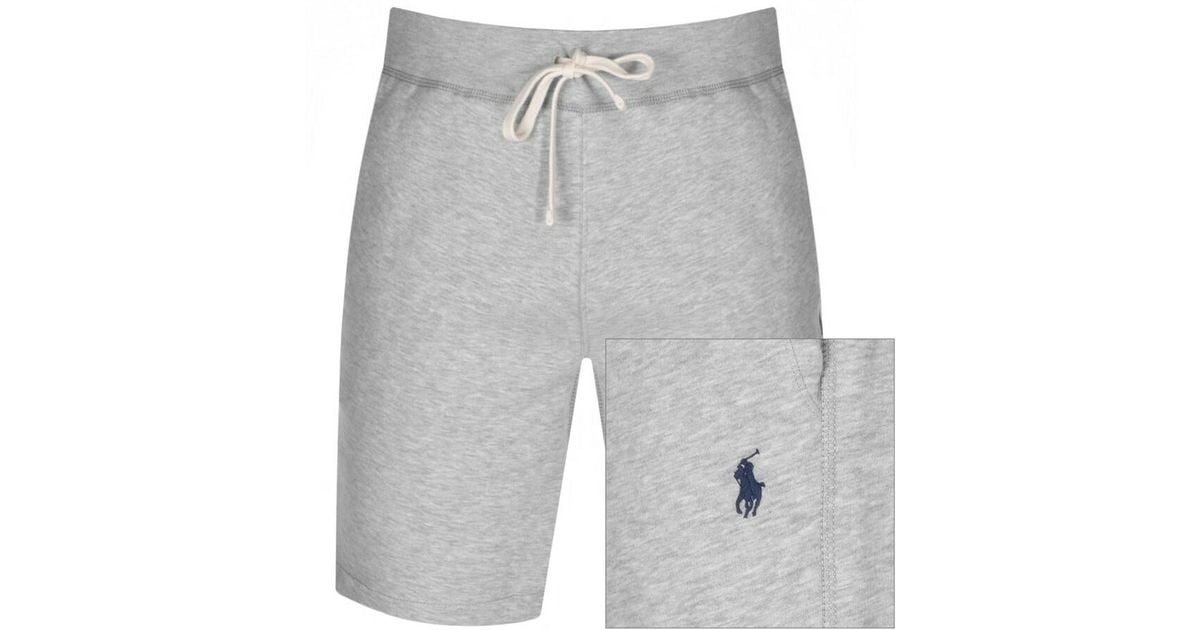 Ralph Lauren Cotton Jersey Shorts in Grey (Gray) for Men Lyst