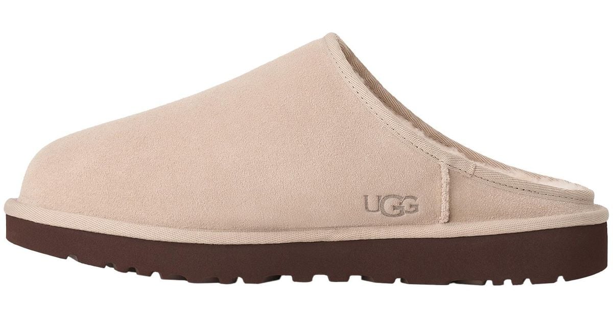 Nabuck UGG Slip On Slippers Moonlight in Brown for Men | Lyst