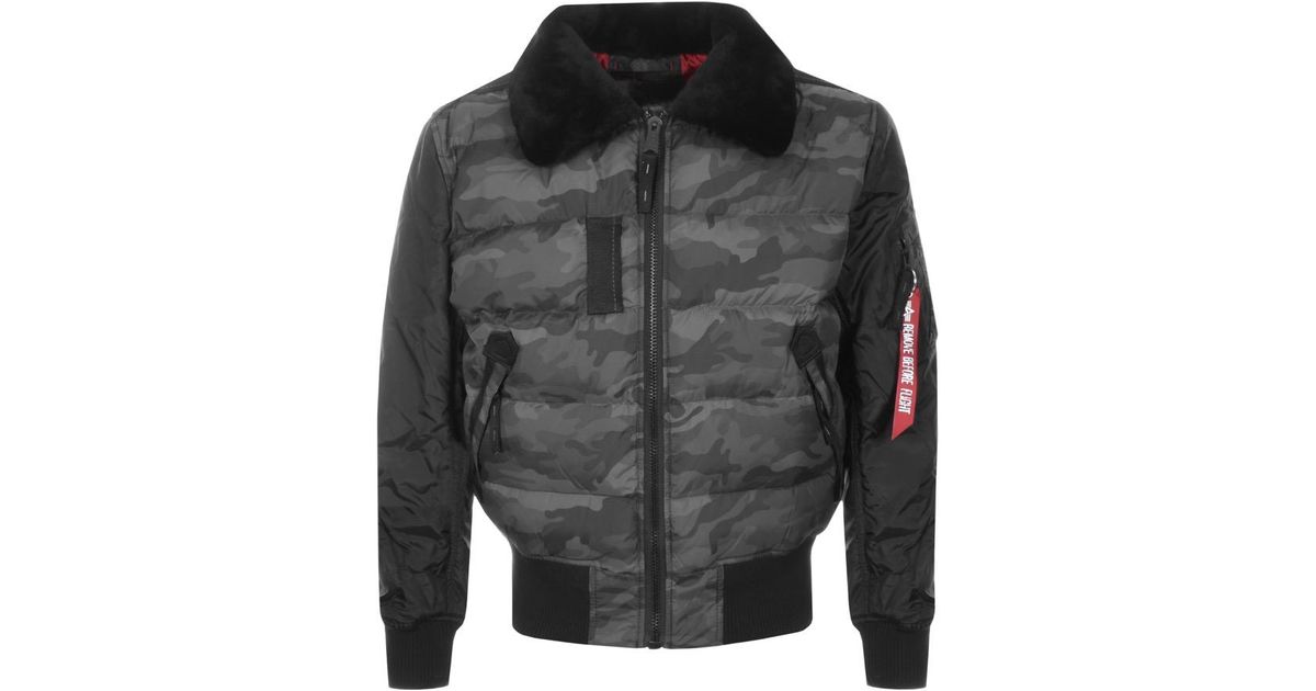 Alpha Industries Synthetic Injector Iii Puffer Jacket Black for Men - Lyst