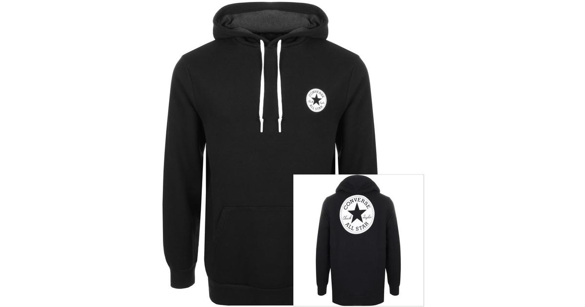 black converse hoodie