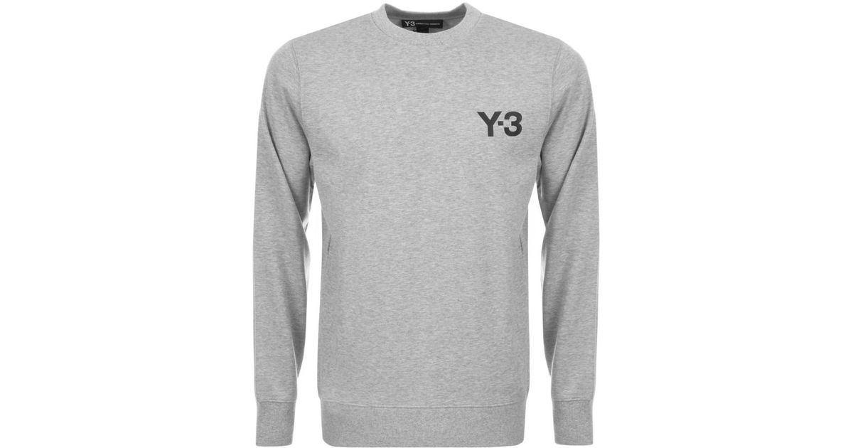 y3 grey sweatshirt