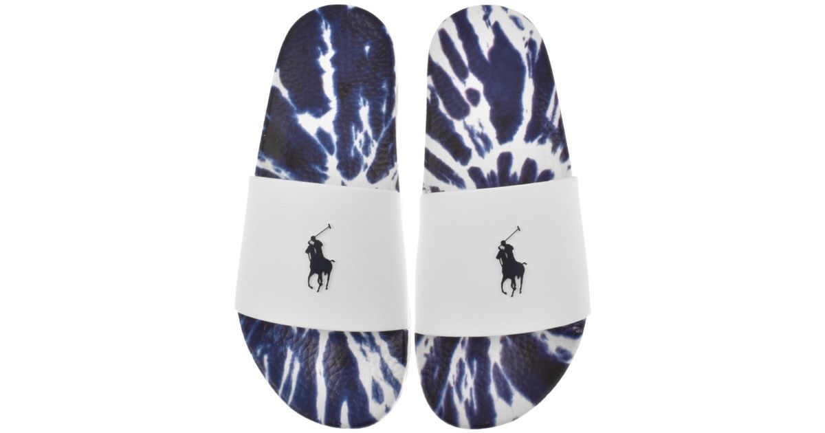 Polo Ralph Lauren - Teen Navy Blue Logo Sliders | Childrensalon