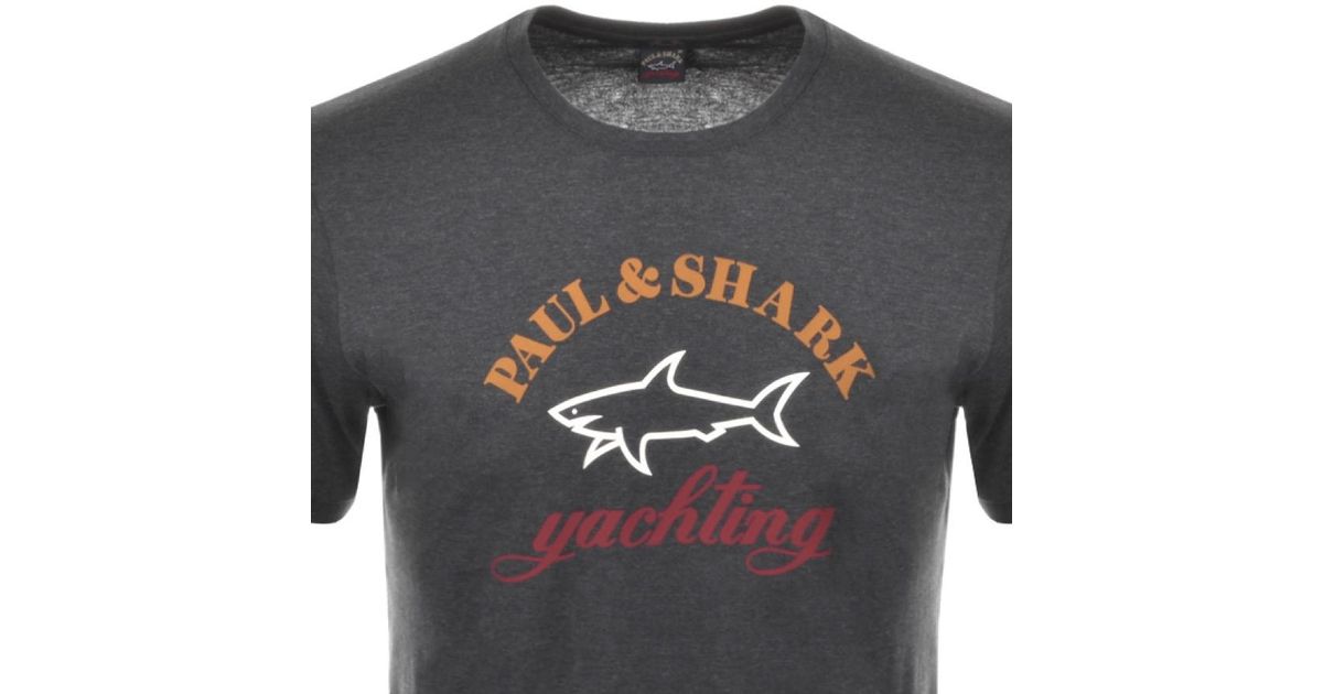 paul and shark grey t shirt