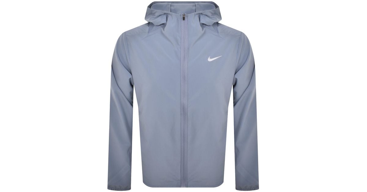 Nike Training Hooded Fitness Jacket in Blue for Men Lyst UK
