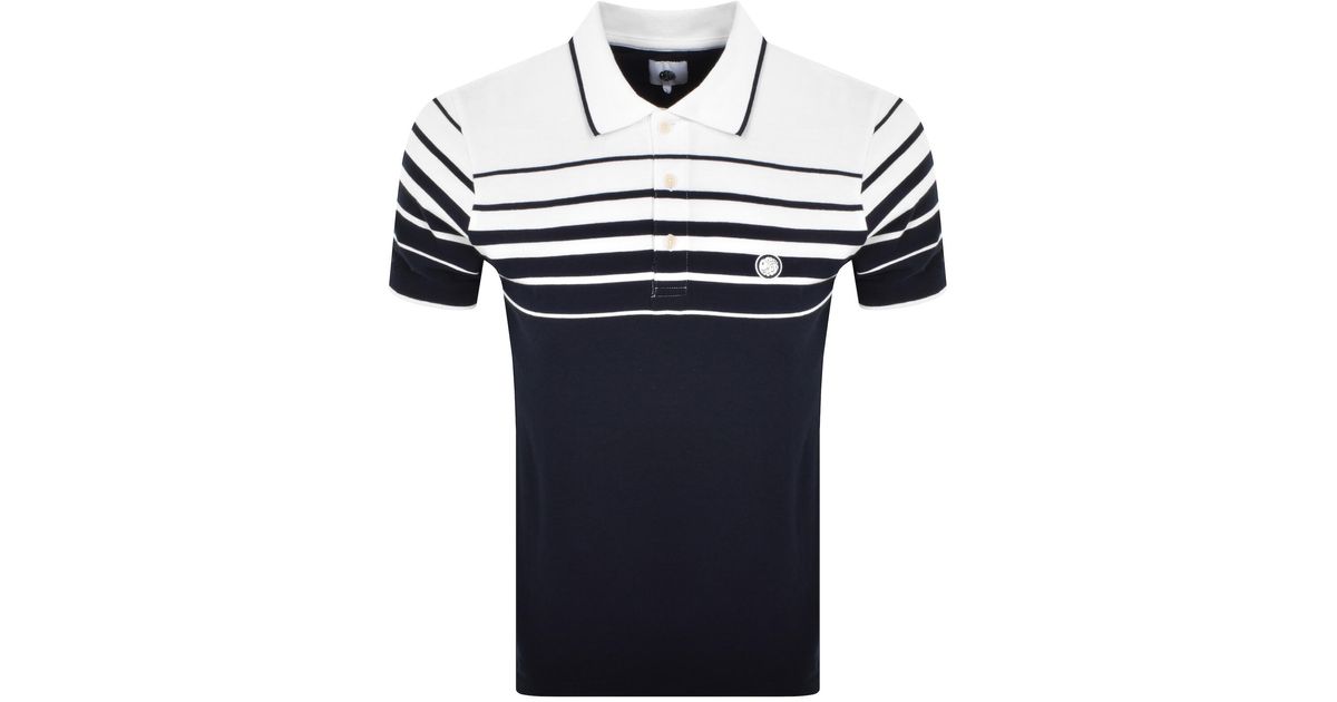 Pretty Green Gradient Polo T Shirt in Blue for Men | Lyst