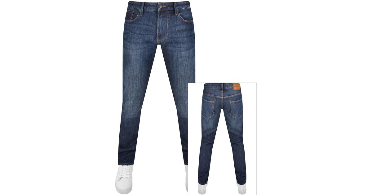 Giorgio Armani Emporio J06 Slim Fit Jeans in Blue for Men Lyst