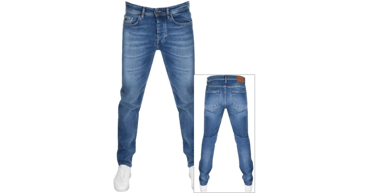 hugo boss tapered fit jeans