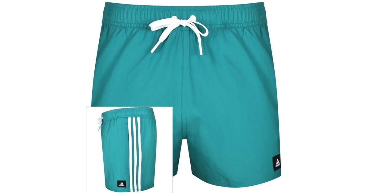 Adidas Men's Solid Swim Shorts - Green