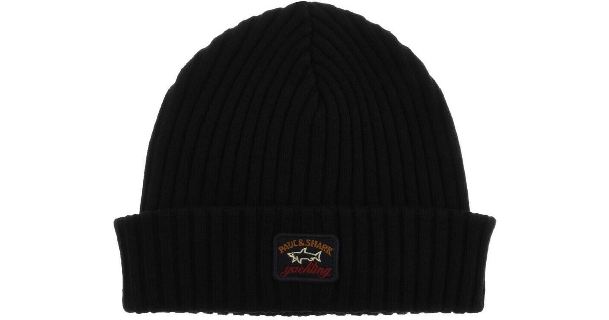 Shark Wool Paul And Shark Beanie Hat 