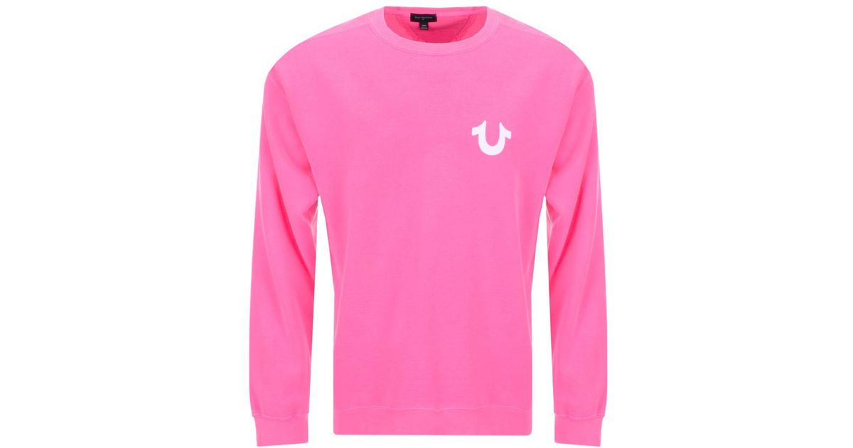 true religion hoodie pink