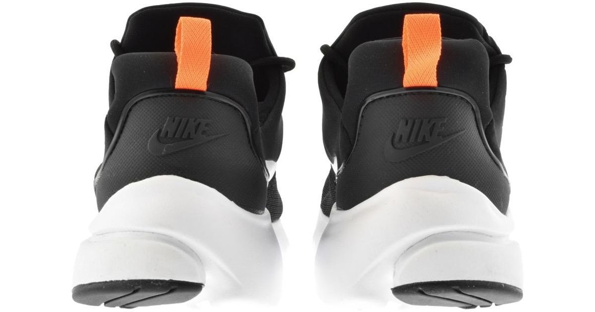 black presto fly trainers