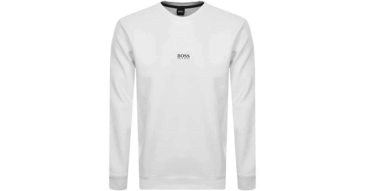 white boss sweatshirt