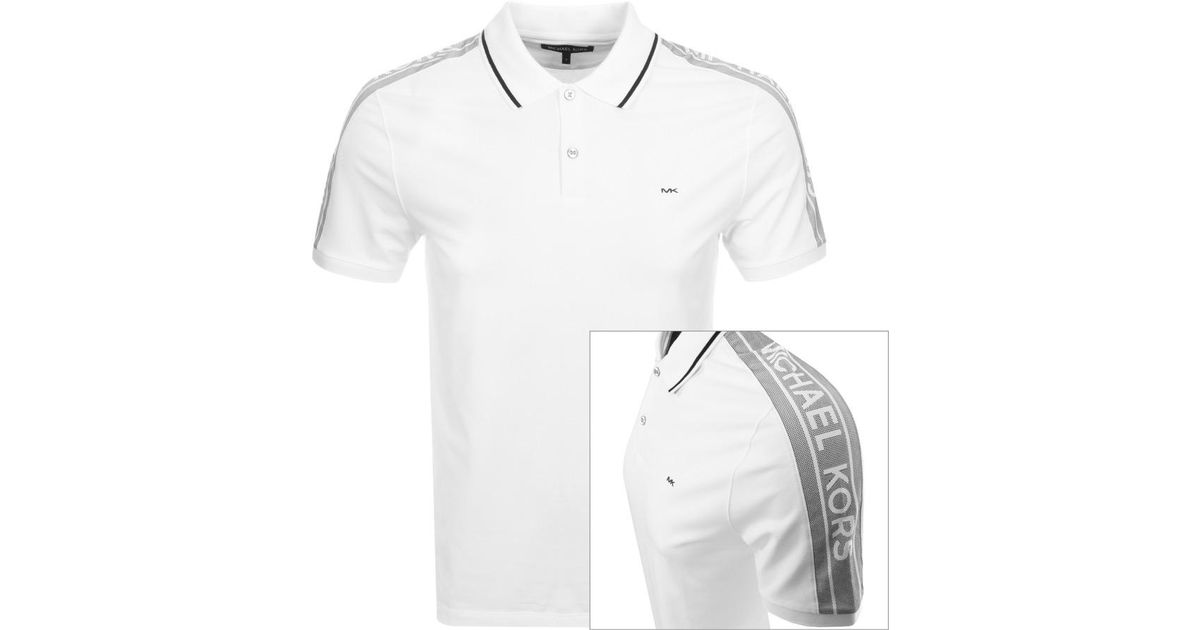 michael kors polo white