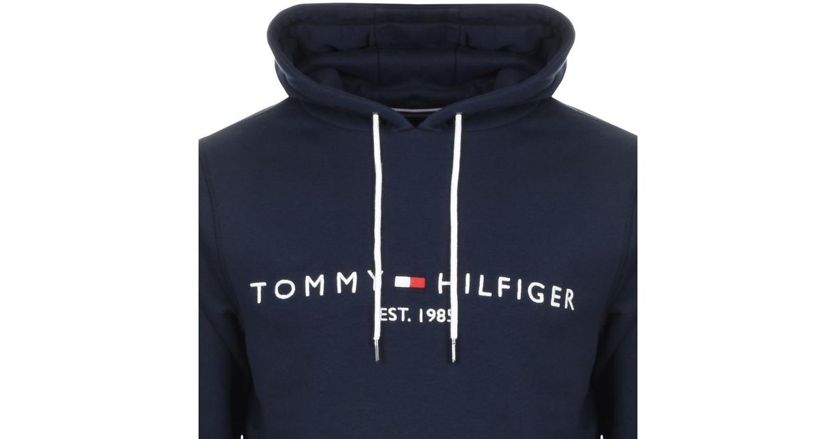 tommy hilfiger hoodie navy