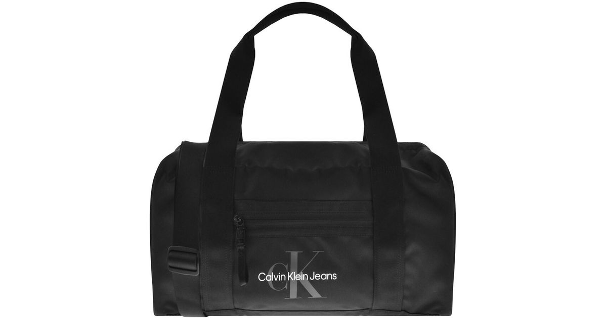 Calvin Klein Jeans Duffle Bag in Black for Men Lyst UK