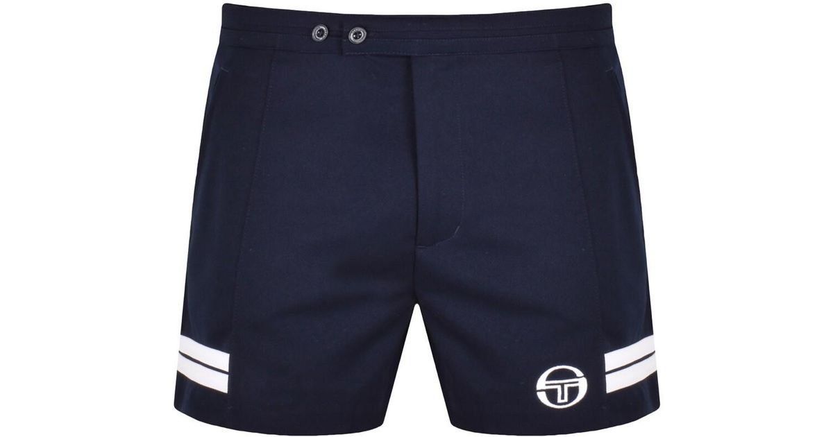 Sergio Tacchini Supermac Tennis Shorts in Blue for Men Lyst UK