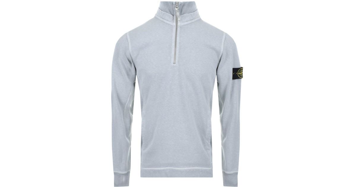 half zip sweater stone island