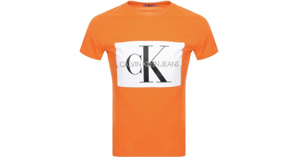 Calvin Klein Orange Shirt Clearance, 50% OFF 
