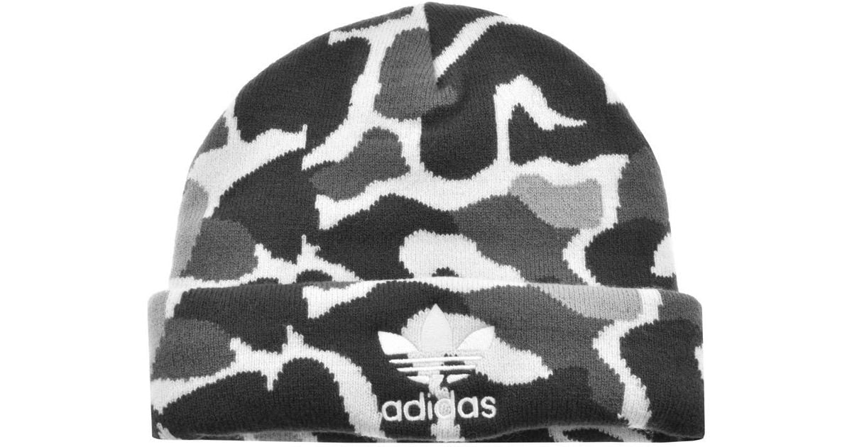 adidas camo beanie