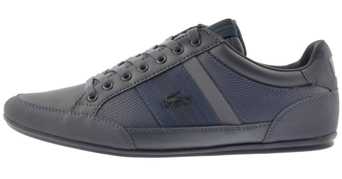 lacoste chaymon trainers navy
