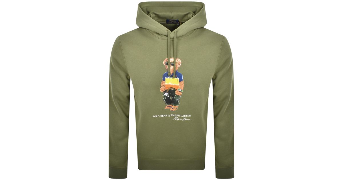 Cactus Green Bear Hoodie main image 0