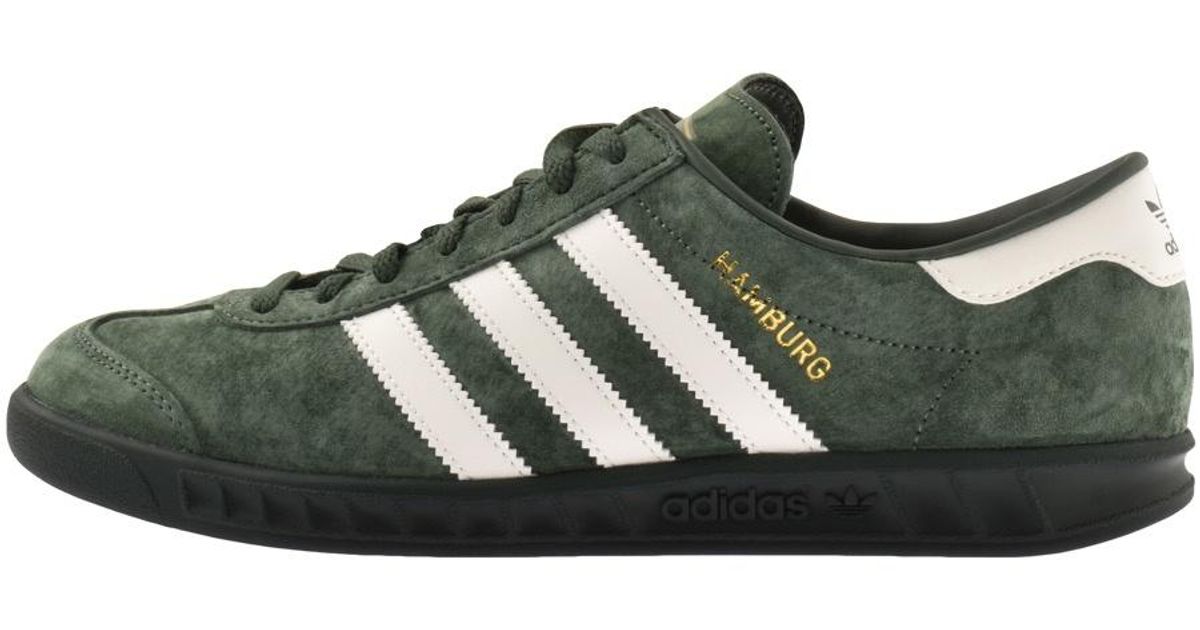 green adidas hamburg trainers
