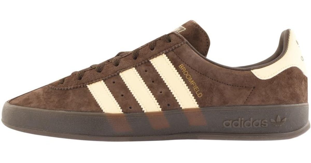 adidas Originals Broomfields Brown Trainers for Men | Lyst