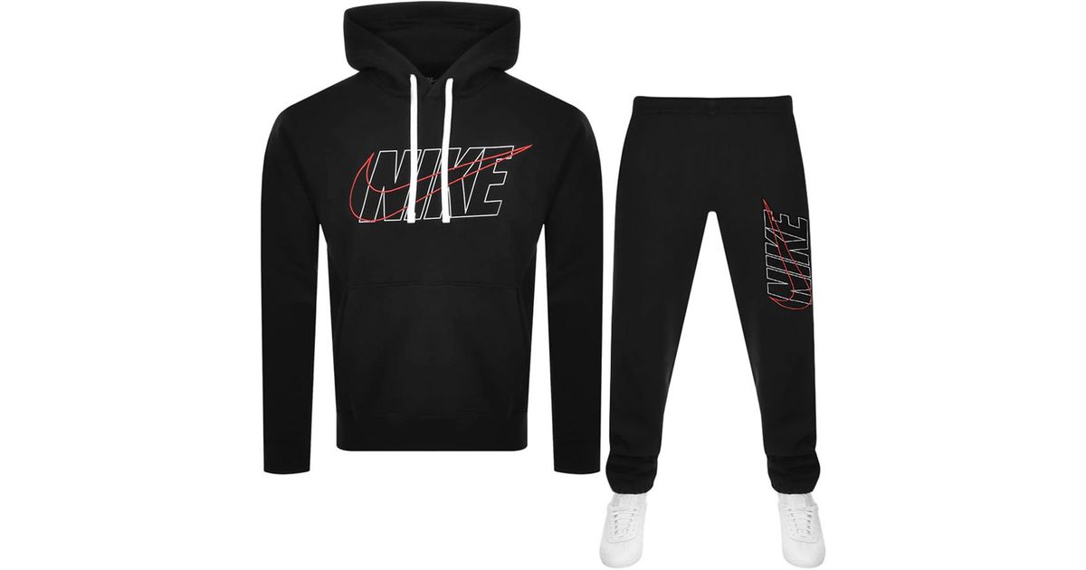 nike fleece tracksuit